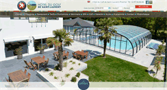 Desktop Screenshot of hotel-golf-saint-laurent.com